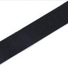 En stock banda elástica envolvente de borde de hilo blanco y negro costilla gruesa dobladillo de puño de chamarra plegable tira enrollable de borde