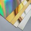 Papel Cartão Colorido Dourado Prata A4 Laser PET Papel Folha de Alumínio Impressão Presente Caixa de Cosmético Papel de Embalagem Especial