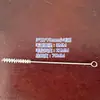 Cepillo para Popotes de Acero Inoxidable 304, Cepillo para Popotes de Biberón, Cepillo Limpiador de Tubos de Ensayo, Cepillo de Cerdas Suaves en Espiral, Cepillo de Nylon