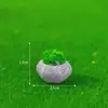 Jardinagem em miniatura, paisagismo com musgo, casa pequena, vila, modelo de castelo, acessórios decorativos DIY, miniaturas