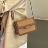 Bolso pequeño sencillo de moda popular de este año para mujer 2025 primavera nuevo versátil de hombro cruzado pequeño fresco bolso cuadrado pequeño