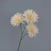 Venda Direta de Fábrica Crisântemo Artificial de Casamento Material de Flor Artificial Flor de Seda Decoração de Janela Teto de Salão de Casamento Arranjo de Flores para Guia de Estrada