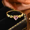 Anel de Pedra da Lua Fashion de Luxo Leve para Mulheres, Estilo Ins de Luxo Leve, Design de Nicho, Anel Aberto Exquisito Elegante