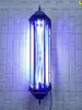 Lámpara Giratoria de Peluquería Peluquería Led Giratoria Iluminadora Salón de Peluquería Exterior Retro Simple Lámpara de Palacio Colgante de Pared Caja de Luz Impermeable Fabricante