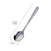 Colher Redonda de Aço Inoxidável Buyer Star para Uso Doméstico, Colher de Sopa e para Comer Estilo Chinês, Utensílios de Mesa, Colher de Sopa Colorida Revestida de Titânio