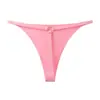 Ropa interior de seda helada sin costuras transfronteriza europea y americana, tanga sexy para mujer, bikini invisible para yoga y deportes