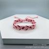 Pulsera Tejida Estilo Nuevo Estilo Japonés y Coreano Pulsera para Pareja de Campus Estilo Étnico Retro Mano Tejida a Mano para Pareja