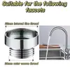 Extensor de grifo a prueba de salpicaduras tubo de extensión universal en forma de tubo mopa de balcón piscina extendida tubo de red roja de cobre completo comercio exterior