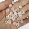 Anillo de Piedra Natural Superficie Ágata Cristal Semicircular Parche de Piedra DIY Accesorios de Joyería Parche para Anillo 2 mm - 25 mm
