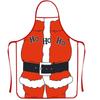 Delantal Impermeable Personalizado Nuevo Regalo de Navidad, Delantal Divertido para Fiesta Barbacoa Impermeable, Delantal de Papá Noel