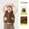 Novedades el 24 de agosto 15% de descuento Chaleco infantil con forro polar Dudu, chaleco cálido de invierno para niños y niñas