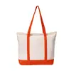 Suministro Exclusivo Transfronterizo de 12 Bolsas de Tela de Algodón Seguras, Bolsas de Compras de Gran Capacidad, Impresión de Logo Personalizado, Bolsas de Compras Simples para el Supermercado