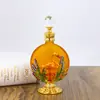 Botella de Decantación para Perfume y Aceites Esenciales de Artesanía en Esmalte de Flamenco Dorado Vintage Exquisito de 30 ml con Impresión, Directamente del Fabricante