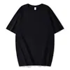 El fabricante suministra camisetas de algodón de verano, playeras básicas de manga corta para hombre, tops casuales holgados, de manga corta con cuello redondo