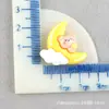 Accesorios de Resina de Luna Accesorios para el Cabello Gato Arcoíris Estrella Materiales Hechos a Mano Pinzas para el Cabello Tocado Oso Joyería DIY Accesorios
