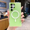 Funda Magnética Jelly Transparente Adecuada para Teléfono Móvil Samsung S26/S26Plus/S26Ultra