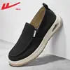 Sapatos de puxar para trás, sapatos masculinos de calçar fácil, novo modelo 2026 sapatos de pai, sapatos de couro business casual, sapatos masculinos de sola macia, atacado