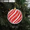 Ornamentos Suspensos de Espuma Vermelho e Branco de Novo Produto Transfronteiriço Biscoito de Natal Pirulito Árvore de Natal Decorações de Janela Decorações Suspensas