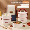 Marmita isolada multicamadas transfronteiriça aço inoxidável 304 para trabalhador de escritório estudante portátil grande capacidade balde de almoço simples
