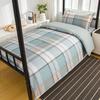 Algodão Três Peças Dormitório Estudantil Algodão Puro Seis Peças Cama Lençóis de Cama Capa de Edredom Cama Elástica Conjunto para Dormitório Compra em Grupo Atacado