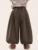 Pantalones de Forro Polar para Niños Changguo Invierno Nuevo Estilo Pantalones de Linterna Integrados de Forro Polar para Niños Pequeños Pantalones Largos Engrosados
