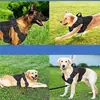 Arnés de Pecho para Perro Mediano y Grande Chaleco Táctico para Perro Collar de Nylon Set de Correa de Tracción Chaleco de Entrenamiento para Exteriores para Perro Grande
