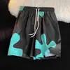 Pantalones Casuales Sueltos de Dibujos Animados Transfronterizos, Pantalones de Cinco Cuartos, Shorts Deportivos de Playa, Pantalones Exteriores de Talla Grande, Pantalones de Playa de Verano para Hombre