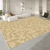 Tapete de Sofá Antiderrapante de Luxo Estilo Creme para Sala de Estar, Tapete Lavável para Quarto, Mesinha de Centro, Canto de Janela