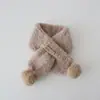 Bufanda para Bebé Invierno Cálida Felpa Bufanda para Bebé 2024 Nueva Engrosada Invierno Conjunto de Cuello para Niños y Niñas Moda