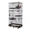 Casa de pet com vento série DBS gaiola de gato de estimação villa de gato camada dupla camada tripla gaiola de gato suprimentos para animais de estimação gato cachorro pet