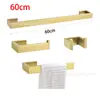Estante de Toallas de un Solo Poste para Baño Transfronterizo Gancho de Almacenamiento Simple de Acero Inoxidable para Baño Hogareño Almacenamiento de Toallas de Papel Estante de Toallas