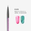 Set de Pinceles de Cristal para Manicura de Venta Caliente Transfronterizo para Pintar, Línea de Tracción, Esculpir, Lápiz de Terapia de Luz, Pincel Abanico para Difuminar