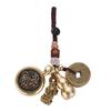 Aleación de Moneda de los Cinco Emperadores Xingyue Pixiu Doce Signos del Zodíaco Piezas con Mango Giratorio Llavero para Coche Moneda de los Cinco Emperadores Colgante para Hombres y Mujeres
