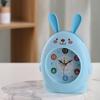 Reloj despertador pequeño con diseño de conejo de dibujos animados, reloj colgante, adorno de mesita de noche para niños, regalo de cumpleaños, reloj sencillo, regalo para estudiantes