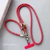 Cordão Longo Diagonal Duas em Uma para Celular Transfronteiriço Destacável de Pulso Outdoor Anti-Perda Fivela de Metal Juntura de Corda de Segurança