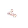 Tapones para Orejas Semicirculares de Silicona Transparente de Plata de Ley 925, Tapones para Orejas Recubiertos de Plata con Silicona, Accesorios para Pendientes DIY, Al por Mayor en Stock