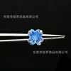 Brincos de tarraxa de liga de titânio F136 em formato de trevo de quatro folhas com zircônia, studs para cartilagem da orelha, joia para piercing com espiral interna e garra de fundo redondo em titânio G23
