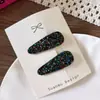 Pinza de Pelo para Niñas con Lentejuelas Brillantes, Forma de Gota de Agua, Pinza para Flequillo Lateral, Accesorio para el Cabello