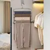 Perchero de Pantalones de Múltiples Capas, Multifuncional, Ahorra Espacio, para Colgar Pantalones, Bufandas, Pantalones de Yoga, Antideslizante, Percha para Pantalones que no Deja Marca para Uso Doméstico