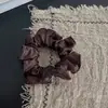 Elástico de Cabelo Simples com Babados Estilo Coreano para Mulheres, Adequado para Rabos de Cavalo Baixos e Coques