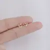 Brincos de Prata Esterlina 925 Novo Estilo Primavera Verão Pequenos Celebridade da Internet Douyin Venda Quente Brinco Simples Moderno Estudante Feminina Noite
