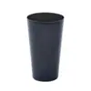Taza de Agua de Plástico Colorida de Boca Ancha Personalizada, Vaso para Enjuague Bucal, Vaso Trompeta sin Tapa, Vaso de Color Sólido Creativo de PP, Al por Mayor en Stock