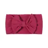 Diadema Elástica de Nylon Tejida a Mano de Color Sólido con Lazo de Ala Ancha para Niños, Amazon Europeo y Americano Transfronterizo, Accesorios para el Cabello Infantil 228
