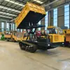 8 Toneladas de Vehículo de Transporte Ajustable sobre Orugas Fabricantes Transporte de Arena y Grava Camión Volquete Hidráulico Oruga Todoterreno