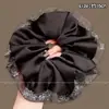 Goma para el pelo fruncida de estilo casual para mujer, banda elástica de alta gama para el cabello, nuevo accesorio para el cabello estilo coreano 2026 para peinados de moño