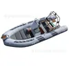 Bote inflable de goma Rib480D de aleación de aluminio, fondo grande de fibra de vidrio, bote salvavidas para prevención de inundaciones, kayak de asalto