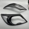 Adecuado para 2005-2011 Vigo Cubierta de Faro Cromado Hilux Vigo Cubierta de Faro Negra Protección