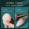 Brocha de Maquillaje Cintura Pequeña, Brocha para Rubor, Cerdas Suaves, Maquillaje que No Come Polvo, Brocha Grande para Polvo Suelto, Cepillo para Polvo de Uñas, Brocha para Corrector