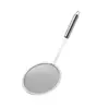 Separador de Fugas de Aceite de Malla de Acero Inoxidable 304 Borde Estrecho Filtro de Grasa Cuchara Filtro para Jugo Leche de Soya Colador de Malla de Acero Inoxidable para Cocina
