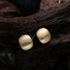 Exclusivamente transfronteriza para Europa y Estados Unidos, venta directa de fábrica de pendientes largos Joker cepillados de moda con clip para las orejas pequeños y exquisitos.